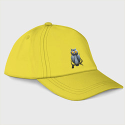 Бейсболка Совушка охотница, цвет: желтый