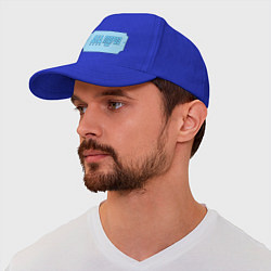 Бейсболка Табличка Дед Мороз, цвет: синий — фото 2