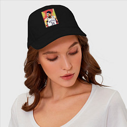 Бейсболка Яннис из Милуоки, цвет: черный — фото 2