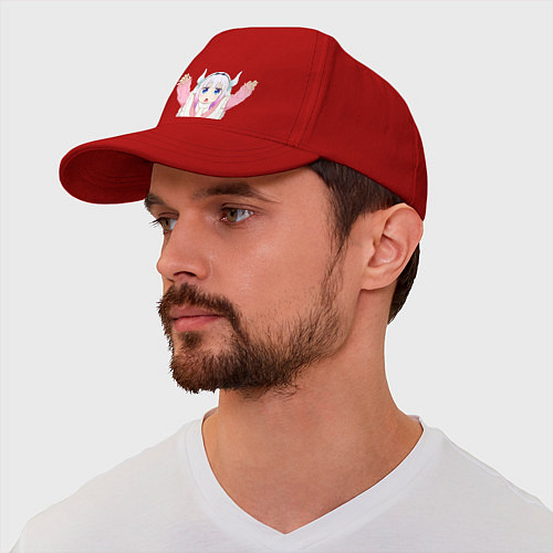 Бейсболка Канна Камуй Красавица / Красный – фото 2