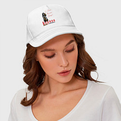 Бейсболка Берлин С Днем Великой Победы, цвет: белый — фото 2