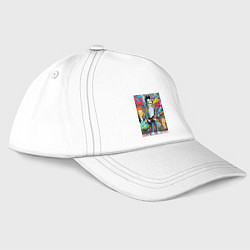 Бейсболка Бендер с гитарой и Фрай - граффити