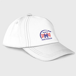 Бейсболка Миссия на Марс Илона Маска, цвет: белый