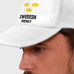 Бейсболка Swedish Hockey, цвет: белый — фото 2