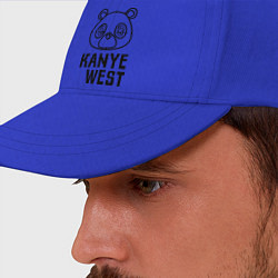 Бейсболка Kanye West Bear, цвет: синий — фото 2