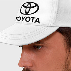 Бейсболка Toyota Logo, цвет: белый — фото 2