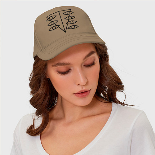 Бейсболка Евангелион / Миндальный – фото 4