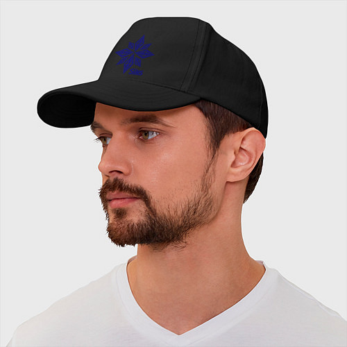 Бейсболка Sims узор / Черный – фото 2