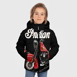 Куртка зимняя для мальчика Indian 2, цвет: 3D-черный — фото 2
