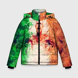 Куртка зимняя для мальчика Conor McGregor: Ireland, цвет: 3D-светло-серый