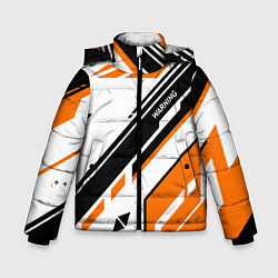 Куртка зимняя для мальчика CS:GO Asiimov P90 Style, цвет: 3D-черный