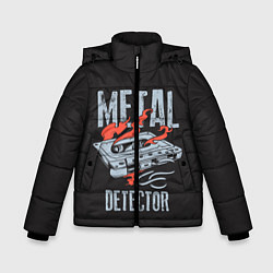 Куртка зимняя для мальчика Metal Detector, цвет: 3D-черный