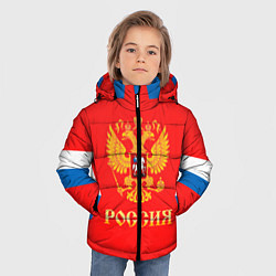 Куртка зимняя для мальчика Сборная РФ: домашняя форма, цвет: 3D-красный — фото 2