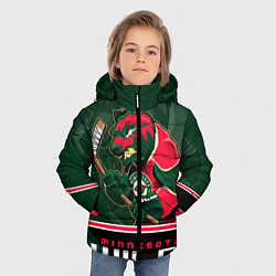 Куртка зимняя для мальчика Minnesota Wild, цвет: 3D-светло-серый — фото 2