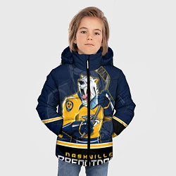 Куртка зимняя для мальчика Nashville Predators, цвет: 3D-черный — фото 2