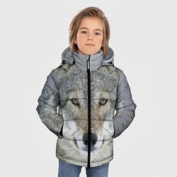 Куртка зимняя для мальчика Милый волк, цвет: 3D-красный — фото 2