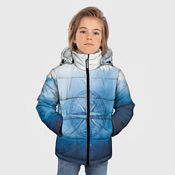 Куртка зимняя для мальчика Компас приключений, цвет: 3D-черный — фото 2