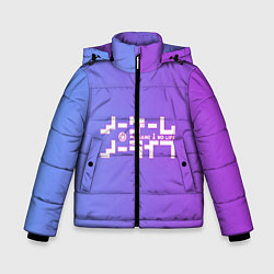 Куртка зимняя для мальчика No Game No Life, цвет: 3D-черный
