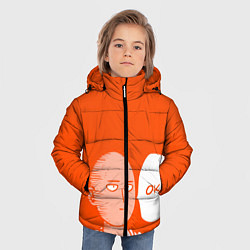 Куртка зимняя для мальчика Saitama: Ok, цвет: 3D-черный — фото 2