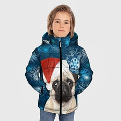 Куртка зимняя для мальчика Праздничная пара, цвет: 3D-черный — фото 2
