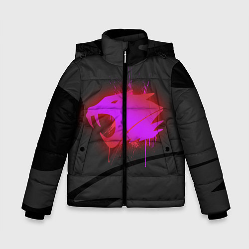 Зимняя куртка для мальчика CS:GO: iBUYPOWER Black Сollection / 3D-Красный – фото 1