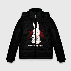 Куртка зимняя для мальчика Череп, цвет: 3D-светло-серый