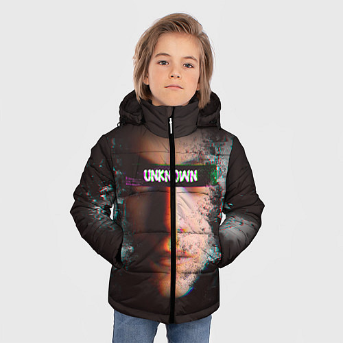 Зимняя куртка для мальчика Unknown Robot / 3D-Светло-серый – фото 3