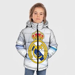 Куртка зимняя для мальчика Реал Мадрид, цвет: 3D-черный — фото 2
