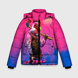 Куртка зимняя для мальчика My Year, my rules!, цвет: 3D-красный