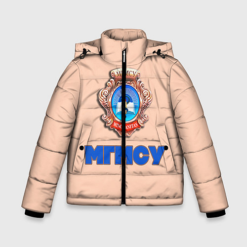 Зимняя куртка для мальчика МГМСУ / 3D-Красный – фото 1