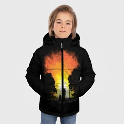 Куртка зимняя для мальчика Wasteland Apocalypse, цвет: 3D-красный — фото 2