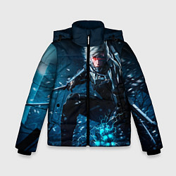Куртка зимняя для мальчика Metal gear solid 4, цвет: 3D-светло-серый