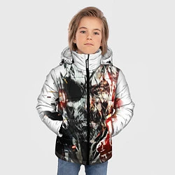 Куртка зимняя для мальчика Metal gear solid 5, цвет: 3D-черный — фото 2