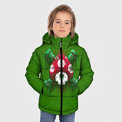 Куртка зимняя для мальчика Mushroom is Dead, цвет: 3D-черный — фото 2