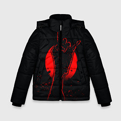 Куртка зимняя для мальчика Zombie Rock, цвет: 3D-черный