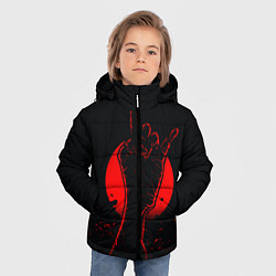 Куртка зимняя для мальчика Zombie Rock, цвет: 3D-черный — фото 2