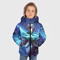 Куртка зимняя для мальчика Ezreal, цвет: 3D-черный — фото 2