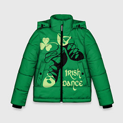 Куртка зимняя для мальчика Ireland, Irish dance, цвет: 3D-светло-серый
