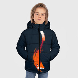 Куртка зимняя для мальчика Хитрая лисичка, цвет: 3D-светло-серый — фото 2