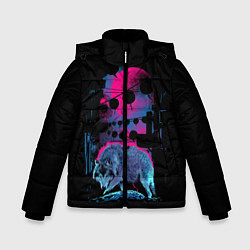 Куртка зимняя для мальчика Wolf Town, цвет: 3D-светло-серый