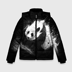 Куртка зимняя для мальчика Молочная панда, цвет: 3D-светло-серый