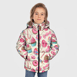 Куртка зимняя для мальчика Радости для сладости, цвет: 3D-светло-серый — фото 2