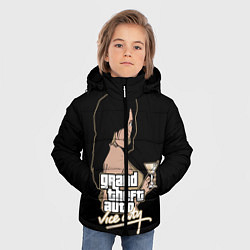 Куртка зимняя для мальчика GTA Vice City, цвет: 3D-черный — фото 2