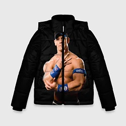 Куртка зимняя для мальчика Джон Сина борец, цвет: 3D-черный