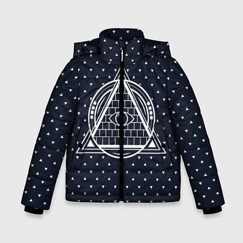 Зимняя куртка для мальчика Illuminati / 3D-Красный – фото 1