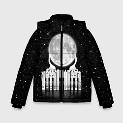Куртка зимняя для мальчика Лунная мелодия, цвет: 3D-светло-серый