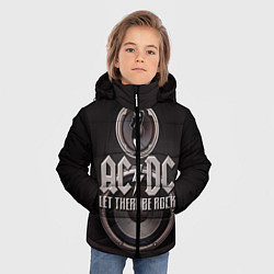 Куртка зимняя для мальчика AC/DC: Let there be rock, цвет: 3D-черный — фото 2