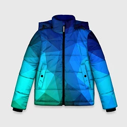 Куртка зимняя для мальчика Fight Polygon, цвет: 3D-черный