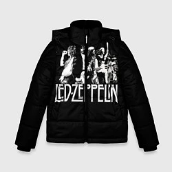 Куртка зимняя для мальчика Led Zeppelin: Mono, цвет: 3D-черный