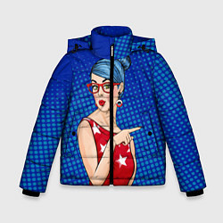 Зимняя куртка для мальчика Pop Art Girl
